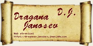Dragana Janošev vizit kartica